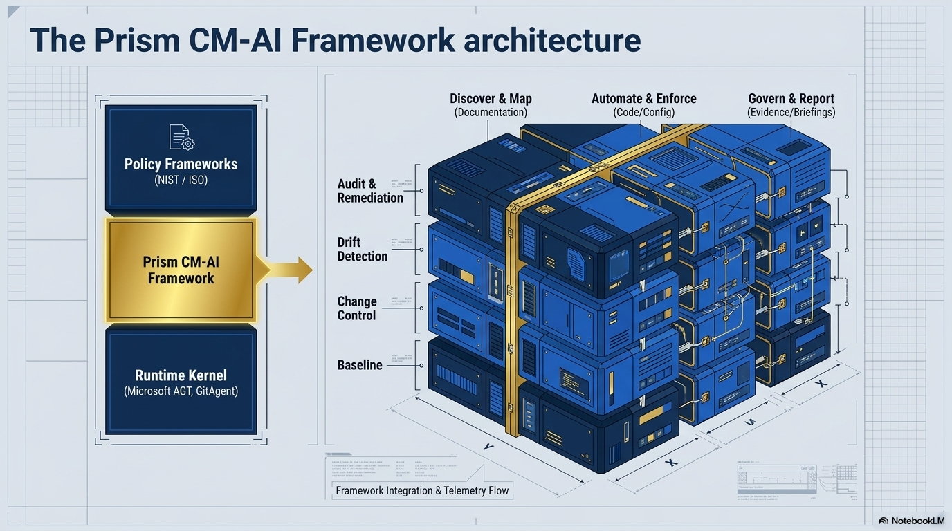 The Prism CM-AI Framework architecture