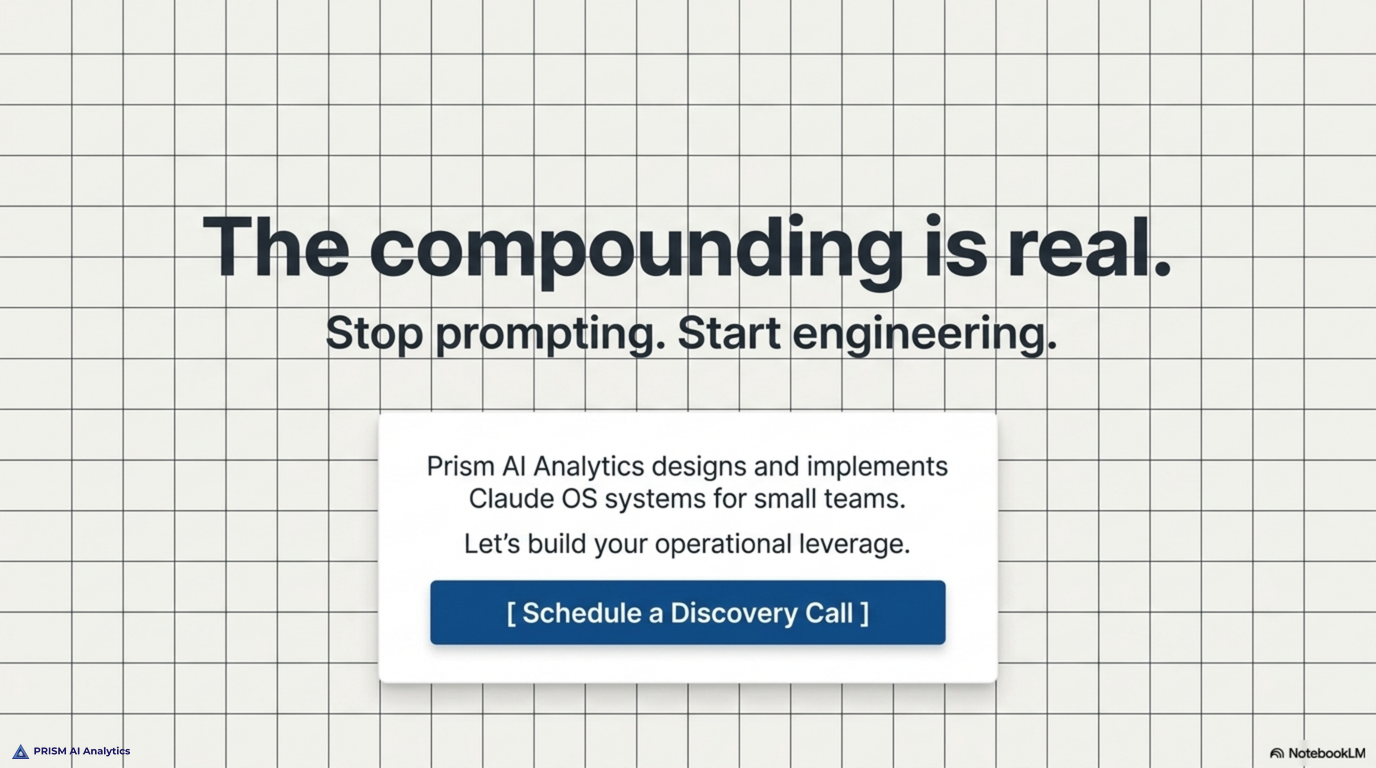 Turn ad hoc AI use into compounding firm capacity.